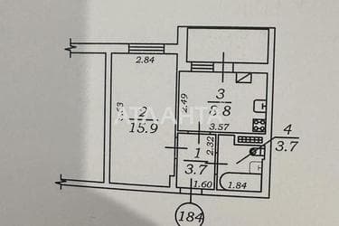 1-кімнатна квартира за адресою вул. Європейська (площа 34,3 м²) - Atlanta.ua - фото 20