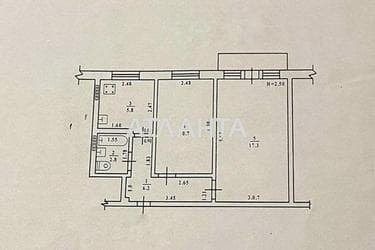 2-комнатная квартира по адресу ул. Ивана и Юрия Липы (площадь 43,2 м²) - Atlanta.ua - фото 26