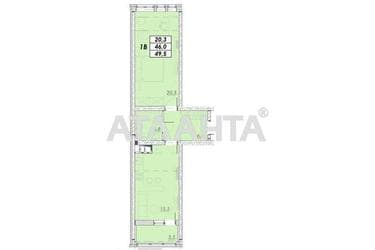 1-комнатная квартира по адресу ул. Прохоровская (площадь 49,5 м²) - Atlanta.ua - фото 12