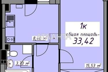 1-кімнатна квартира за адресою вул. Масив 10 (площа 33,3 м²) - Atlanta.ua - фото 12