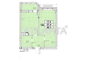 1-комнатная квартира по адресу ул. Прохоровская (площадь 40,6 м²) - Atlanta.ua - фото 10