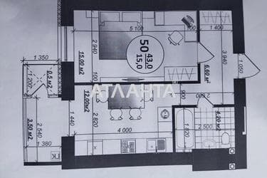 1-комнатная квартира по адресу ул. Сергея Зулинского (площадь 43,4 м²) - Atlanta.ua - фото 16