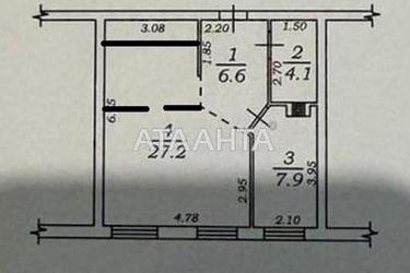 2-комнатная квартира по адресу ул. Штилевая (площадь 45,8 м²) - Atlanta.ua - фото 49