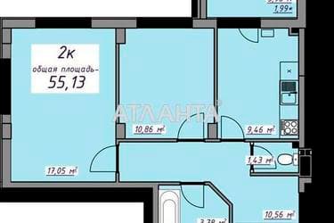 2-кімнатна квартира за адресою вул. Масив 10 (площа 55 м²) - Atlanta.ua - фото 20