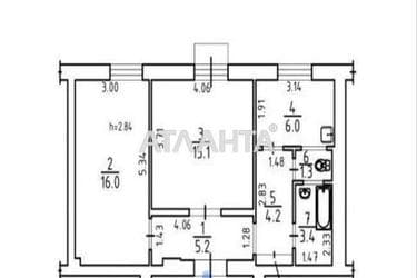 2-комнатная квартира по адресу Шевченко пр. (площадь 52 м²) - Atlanta.ua - фото 17