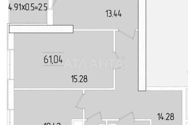 2-комнатная квартира по адресу ул. Краснова (площадь 61 м²) - Atlanta.ua - фото 43