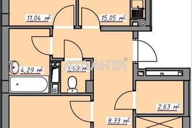 3-rooms apartment apartment by the address st. Massiv 10 (area 76,2 m²) - Atlanta.ua - photo 20