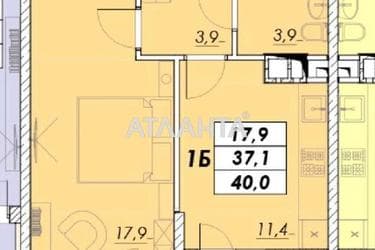 1-кімнатна квартира за адресою вул. Прохорівська (площа 40,3 м²) - Atlanta.ua - фото 9