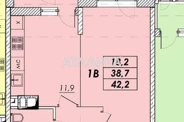 1-room apartment apartment by the address st. Prokhorovskaya Khvorostina (area 40,6 m²) - Atlanta.ua - photo 13