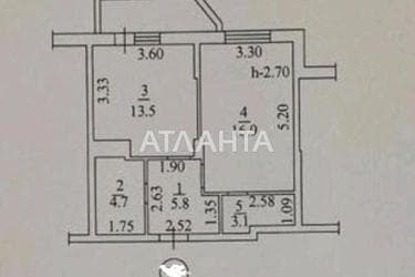 1-room apartment apartment by the address st. Ovidiopolskaya dor (area 45,3 m²) - Atlanta.ua - photo 18