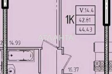 1-кімнатна квартира за адресою вул. Генуезька (площа 44,4 м²) - Atlanta.ua - фото 20