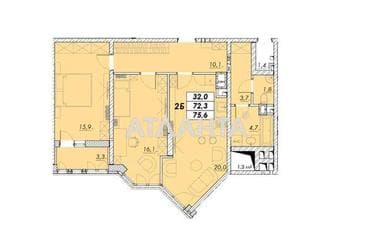 2-кімнатна квартира за адресою вул. Прохорівська (площа 75,6 м²) - Atlanta.ua - фото 9