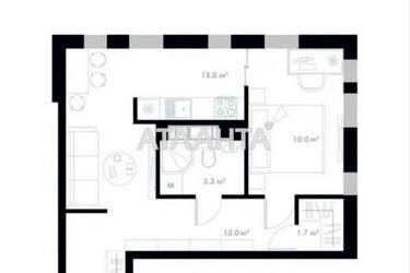 1-room apartment apartment by the address st. Odesskoe shosse (area 40 m²) - Atlanta.ua - photo 33