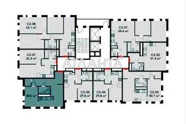 1-room apartment apartment by the address st. Odesskoe shosse (area 40 m²) - Atlanta.ua - photo 34