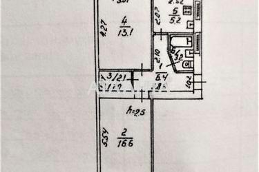 2-комнатная квартира по адресу ул. Петрова ген. (площадь 47,6 м²) - Atlanta.ua - фото 24