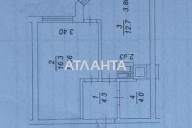 1-комнатная квартира по адресу Весенний переулок (площадь 37,3 м²) - Atlanta.ua - фото 20
