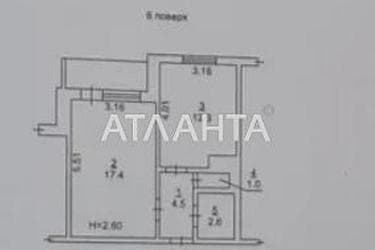 1-кімнатна квартира за адресою Дніпропетр. Дор. (площа 39 м²) - Atlanta.ua - фото 18
