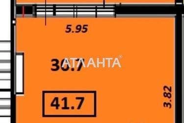 1-room apartment apartment by the address st. Dacha Kovalevskogo Amundsena (area 41 m²) - Atlanta.ua - photo 36