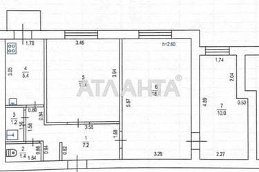 3-комнатная квартира по адресу ул. Левитана (площадь 58 м²) - Atlanta.ua - фото 37