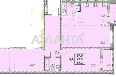 3-rooms apartment apartment by the address st. Prokhorovskaya Khvorostina (area 98,3 m²) - Atlanta.ua - photo 17