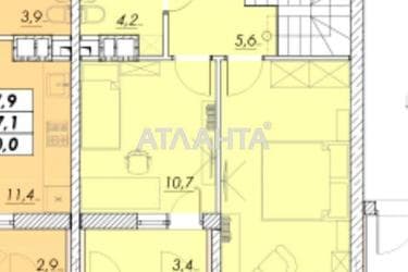 3-комнатная квартира по адресу ул. Прохоровская (площадь 84,7 м²) - Atlanta.ua - фото 8