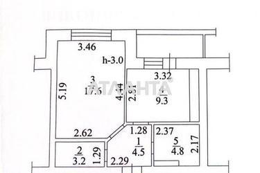 1-кімнатна квартира за адресою вул. Трамвайна (площа 43,7 м²) - Atlanta.ua - фото 42