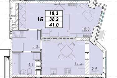 1-кімнатна квартира за адресою вул. Прохорівська (площа 41 м²) - Atlanta.ua - фото 10