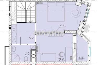 3-rooms apartment apartment by the address st. Prokhorovskaya Khvorostina (area 76,7 m²) - Atlanta.ua - photo 14