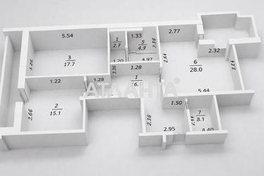 2-комнатная квартира по адресу ул. Говорова марш. (площадь 91,4 м²) - Atlanta.ua - фото 66