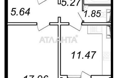 1-room apartment apartment by the address st. Sergeya Danchenko (area 48,7 m²) - Atlanta.ua - photo 16