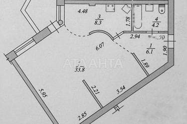 1-room apartment apartment by the address st. Khmelnitskogo Bogdana (area 55 m²) - Atlanta.ua - photo 21