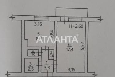 1-room apartment apartment by the address st. Koroleva ak (area 35 m²) - Atlanta.ua - photo 36