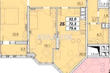 2-комнатная квартира по адресу ул. Прохоровская (площадь 75,6 м²) - Atlanta.ua - фото 14