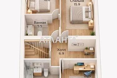 2-rooms apartment apartment by the address st. Dacha Kovalevskogo Amundsena (area 60 m²) - Atlanta.ua - photo 28