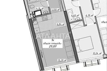 1-room apartment apartment by the address st. Kurortnyy per (area 30 m²) - Atlanta.ua - photo 20