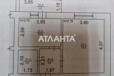 1-комнатная квартира по адресу ул. Академика Вильямса (площадь 39 м²) - Atlanta.ua - фото 22