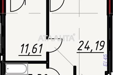 1-кімнатна квартира за адресою Фонтанська дор. (площа 42,5 м²) - Atlanta.ua - фото 14