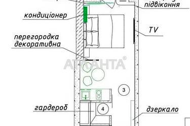 1-кімнатна квартира за адресою вул. Генуезька (площа 27,8 м²) - Atlanta.ua - фото 9