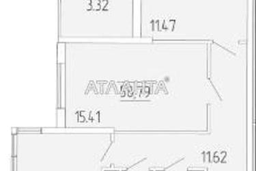 2-комнатная квартира по адресу ул. Краснова (площадь 60 м²) - Atlanta.ua - фото 12