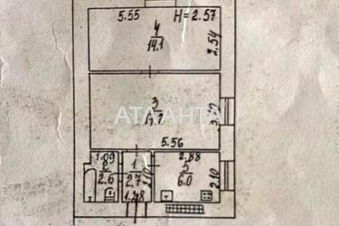 2-комнатная квартира по адресу ул. Манежная (площадь 42,6 м²) - Atlanta.ua - фото 28