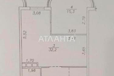 1-комнатная квартира по адресу ул. Березовая (площадь 72 м²) - Atlanta.ua - imageAlt 34