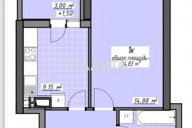 1-room apartment apartment by the address st. Glushko ak pr Dimitrova pr (area 35 m²) - Atlanta.ua - photo 24