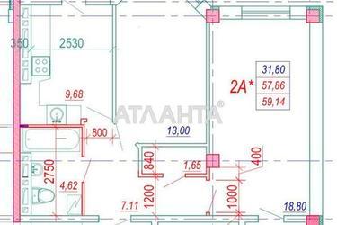 2-кімнатна квартира за адресою вул. Сахарова (площа 60 м²) - Atlanta.ua - фото 30