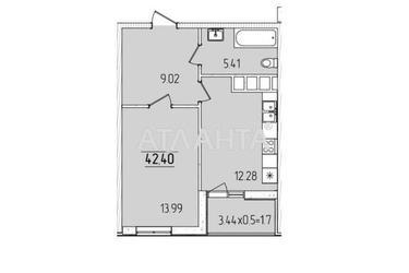 1-кімнатна квартира за адресою вул. Краснова (площа 42,4 м²) - Atlanta.ua - фото 34