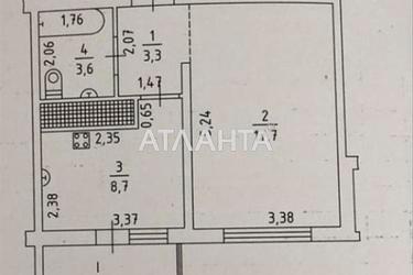 1-комнатная квартира по адресу Люстдорфская дор. (площадь 35 м²) - Atlanta.ua - фото 24