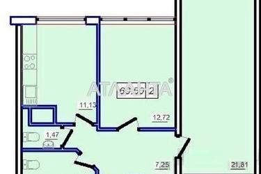 2-rooms apartment apartment by the address st. Zhemchuzhnaya (area 61 m²) - Atlanta.ua - photo 15