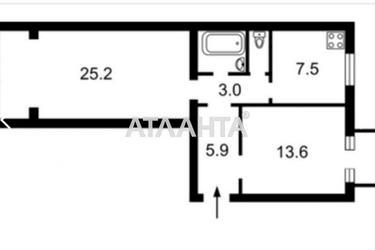 2-rooms apartment apartment by the address st. Ul Kreshchatik (area 59,8 m²) - Atlanta.ua - photo 28