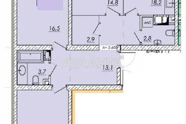 3-комнатная квартира по адресу ул. Прохоровская (площадь 95,4 м²) - Atlanta.ua - фото 7