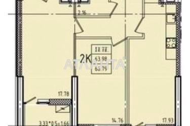 2-кімнатна квартира за адресою вул. Генуезька (площа 66,8 м²) - Atlanta.ua - фото 8