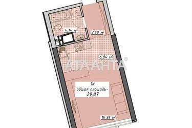 1-комнатная квартира по адресу Курортный пер. (площадь 29,9 м²) - Atlanta.ua - фото 12